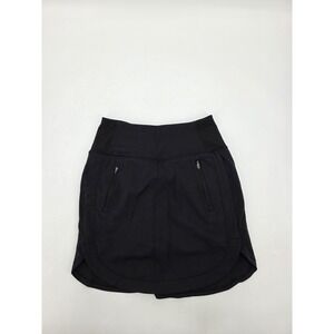 Athleta Fairway High Rise Golf Skort 18" Black Women's Size XS